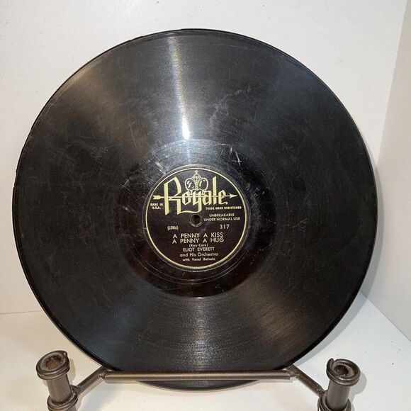 Royals Mocking Bird Hill / A Penny A Kiss A Penny A Hug 78rpm Eliot Everett - Picture 1 of 2